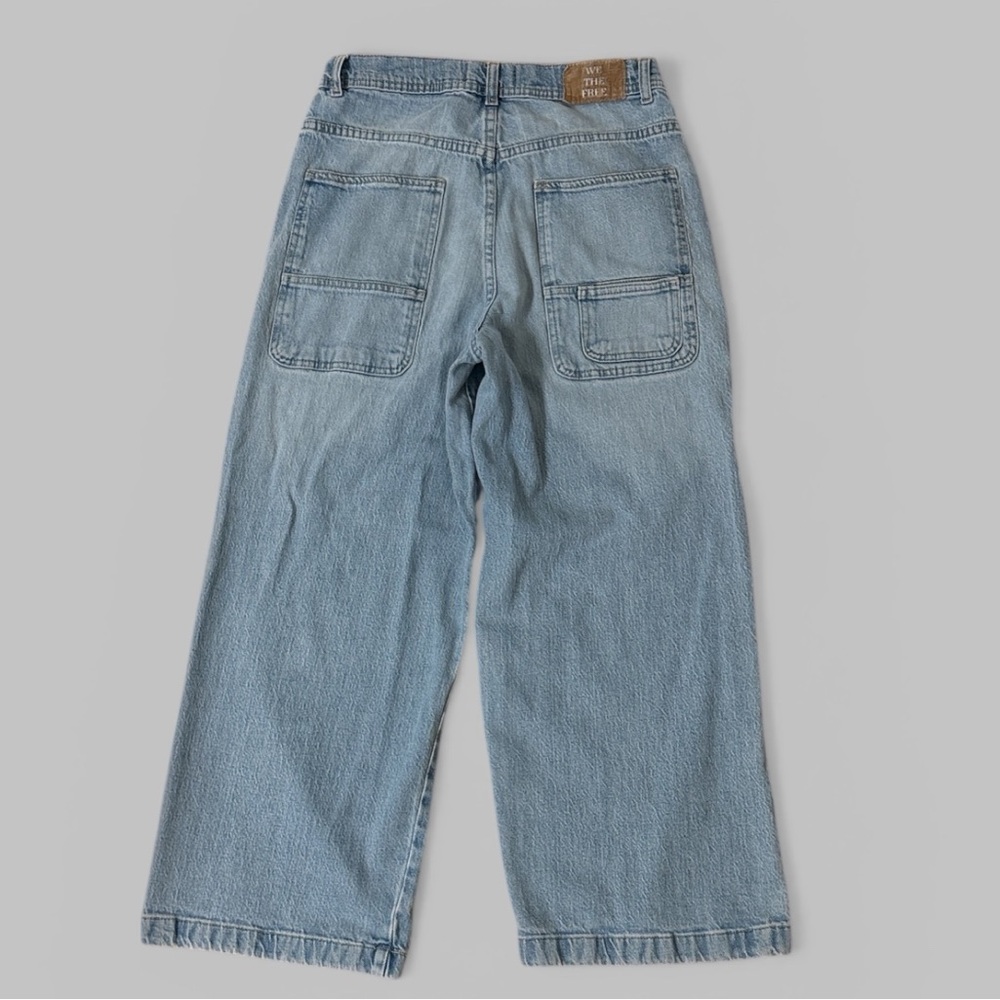 We The Free Piper Wide Leg Double Pocket Crop Jeans - Picture 4 of 10